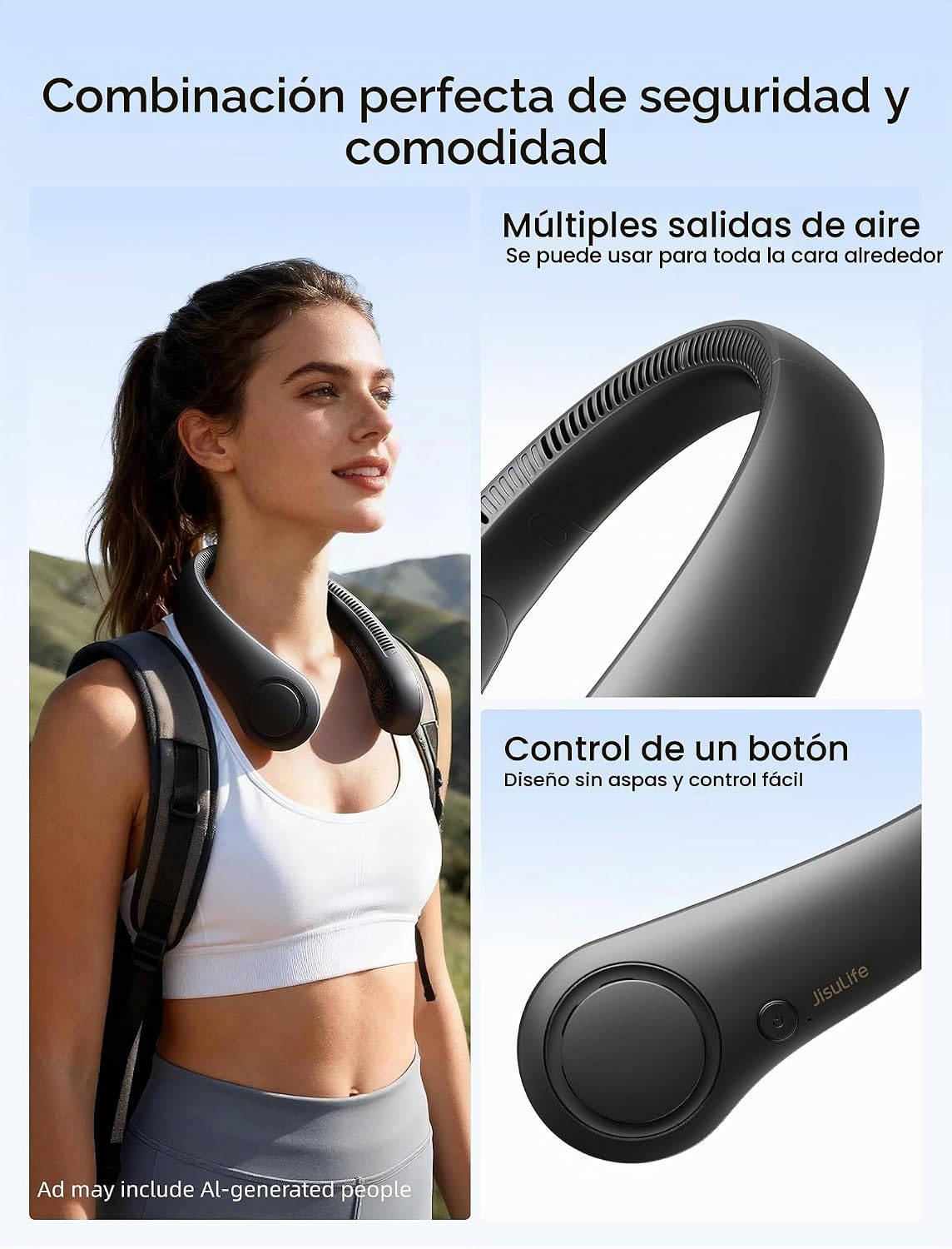 Ventilador de Cuello Portátil