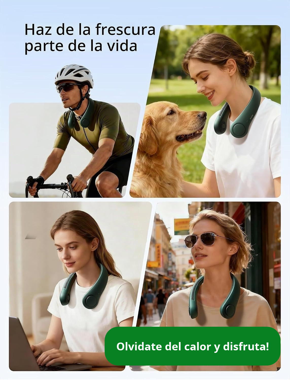 Ventilador de Cuello Portátil