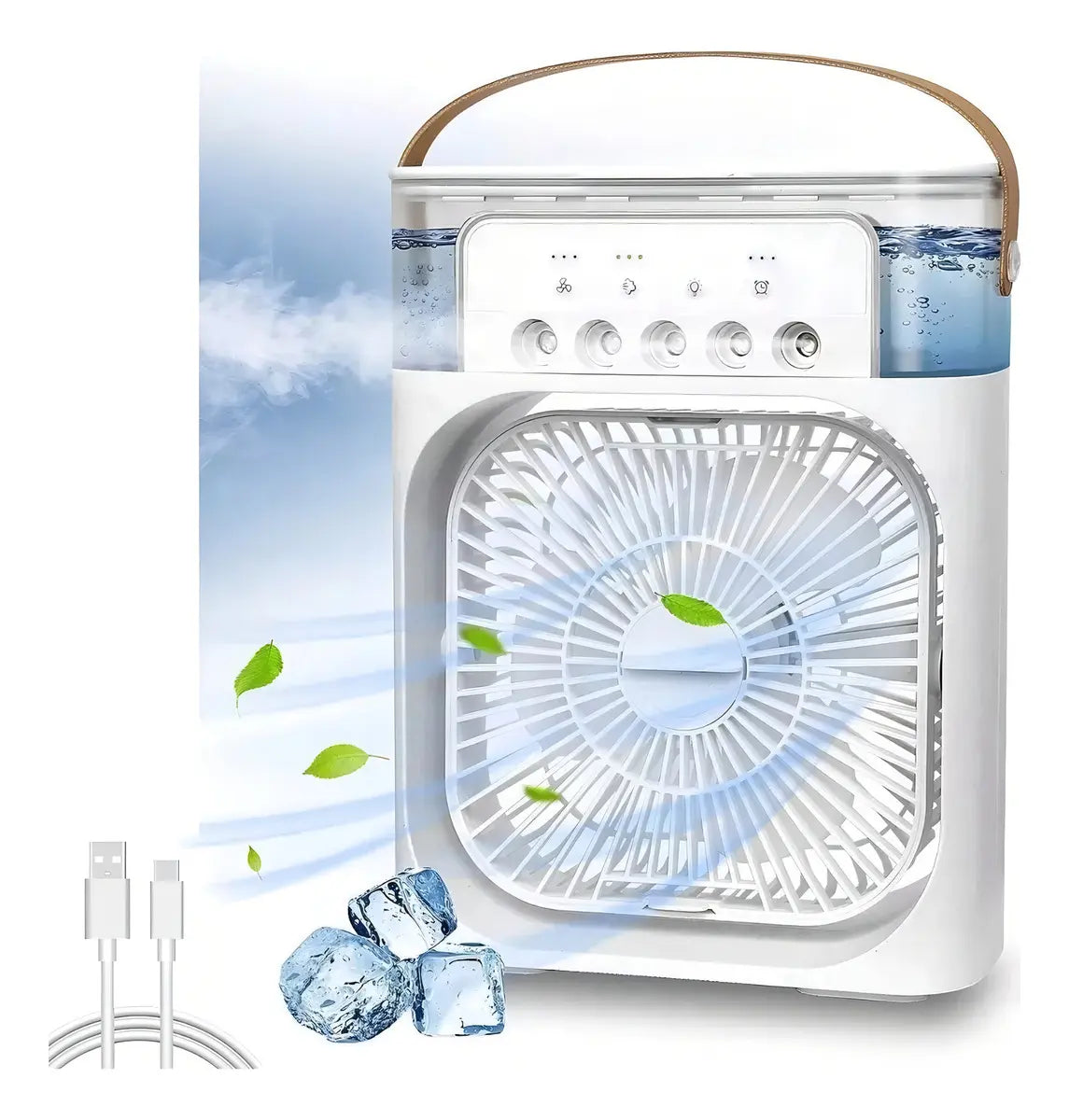 Ventilador Humidificador Aire  2 en 1
