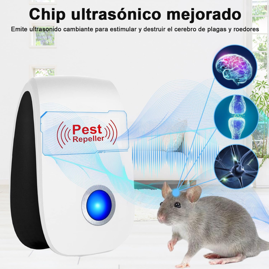 Pack 2 Repelentes Ultrasonicos Plagas